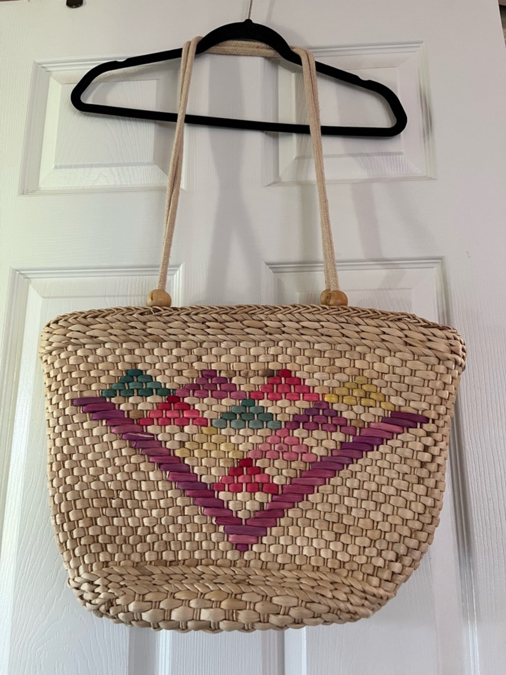 Woven Straw Tote beach Bag